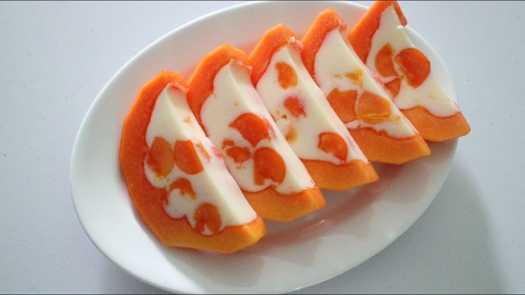 Cara membuat pudding papaya